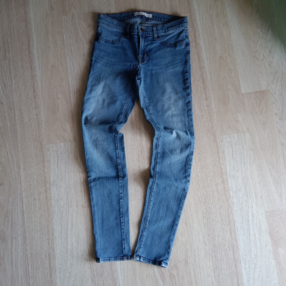 J Brand Tawny skinny denim low rise blue jeans size 0